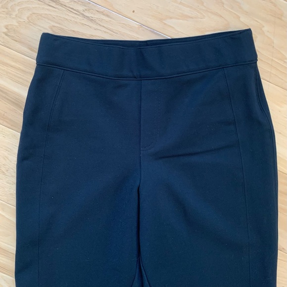 Spanx Trousers The Perfect Pants Slim Straight Ankle Crop Ponte Black Petite M - Picture 5 of 11
